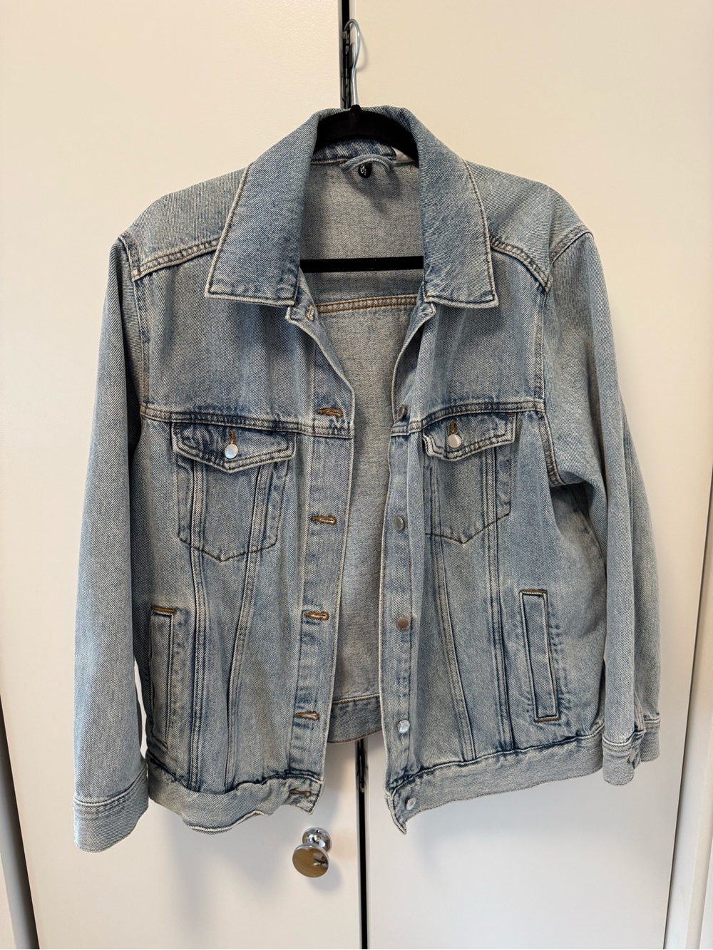 H&M Light Blue Denim Jacket - Men's Casual Shirt Jacket